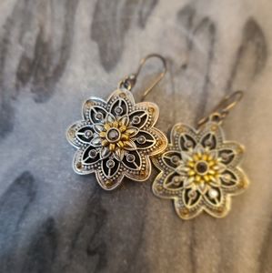 Silver Lucky Brand earrings